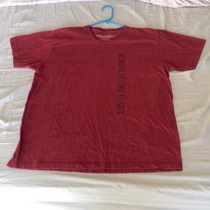 Red pilot, swag, short sleeve